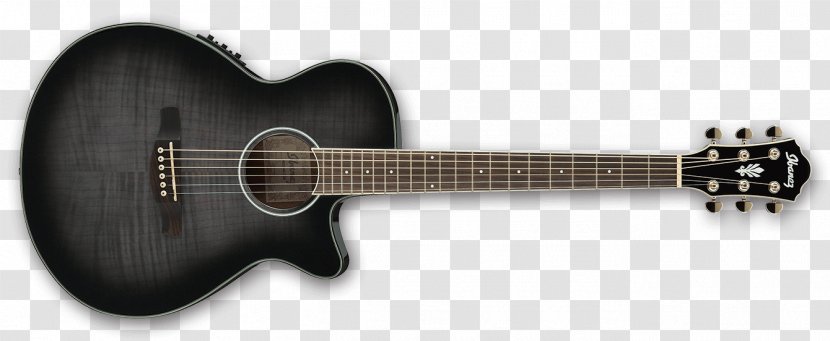 Ibanez AEG10II Acoustic-Electric Guitar Acoustic Cutaway - Heart Transparent PNG