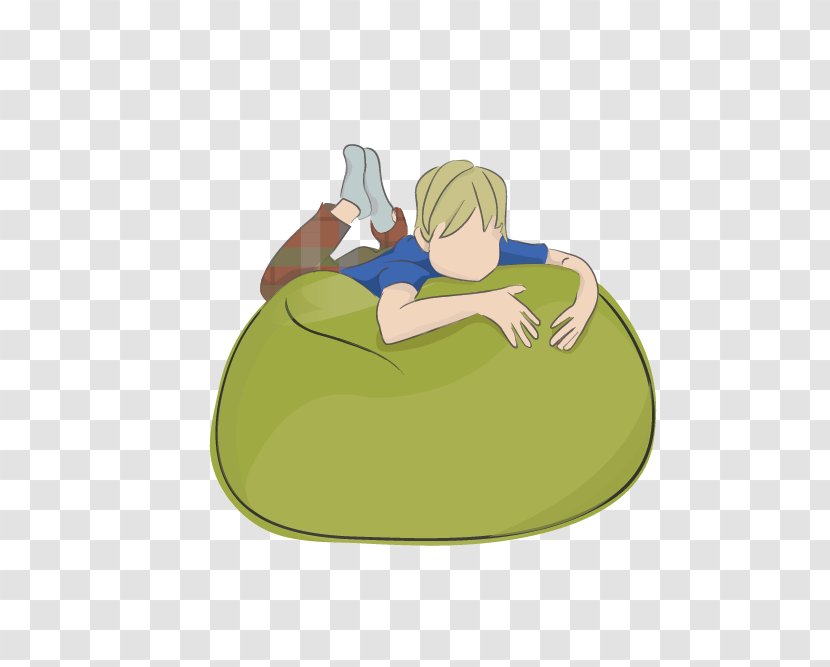 Bean Bag Chairs Green Illustration - Chair Transparent PNG