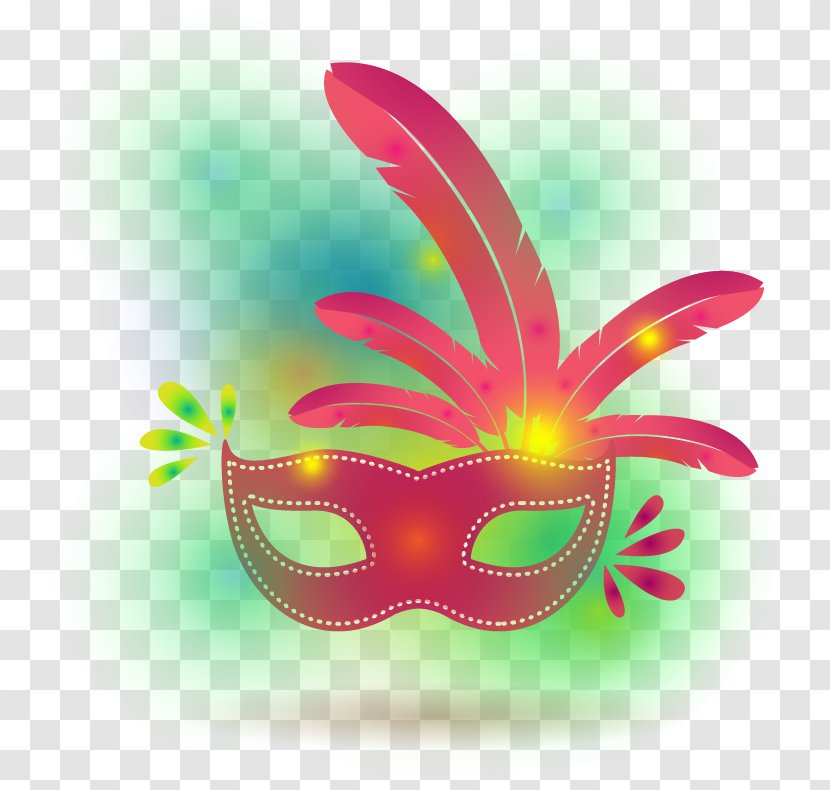 Mask Masquerade Ball Party - Pink - Holiday Transparent PNG