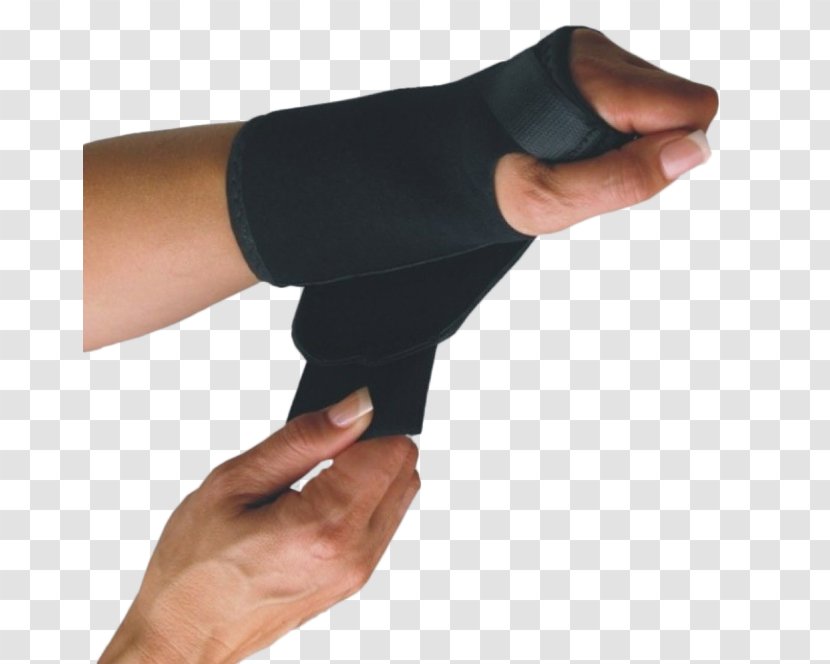 Thumb Wrist Brace Carpal Tunnel Pain - Hand Transparent PNG