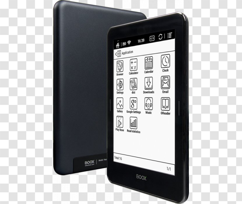 Comparison Of E-readers Boox E Ink Book - Readers Transparent PNG