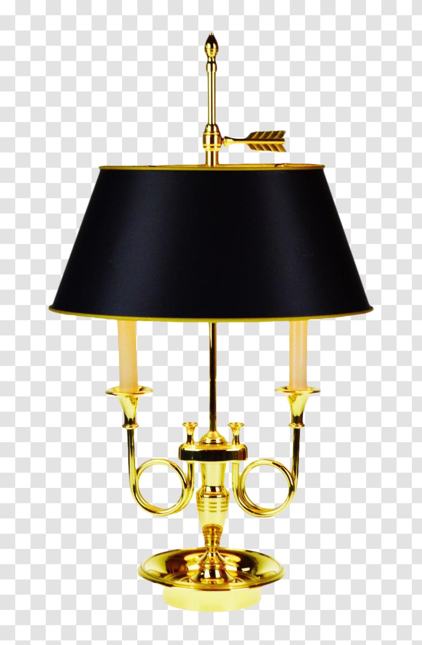 Lamp Table Brass Light Fixture - Lighting Transparent PNG