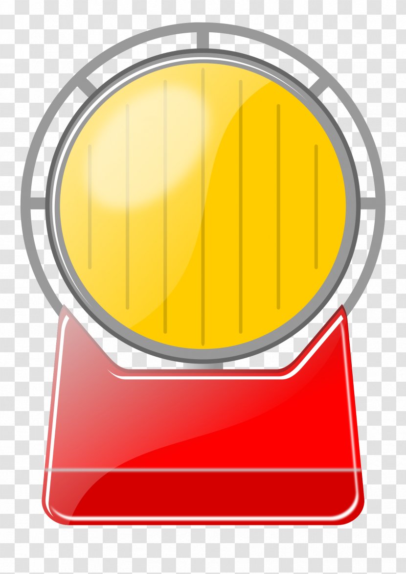 Traffic Light Yellow Clip Art - Orange - Flashlight Transparent PNG