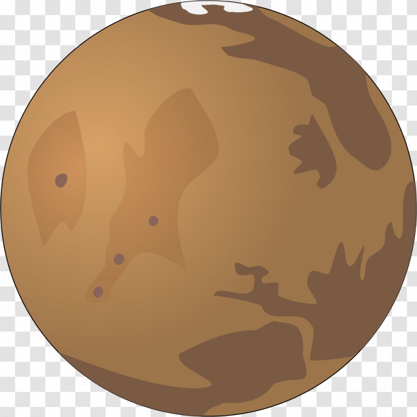 Mars Planet Clip Art - Globe - Sketch Transparent PNG