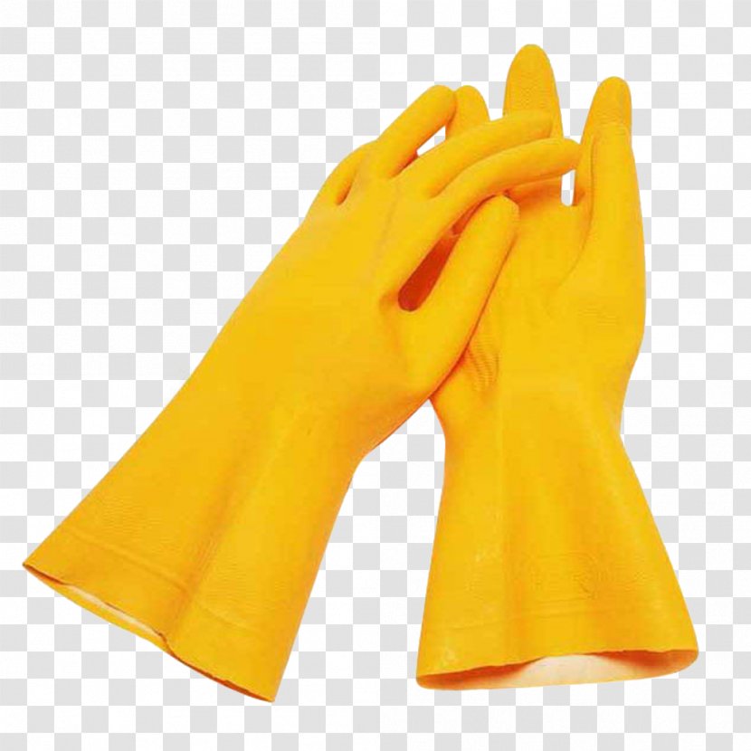 Rubber Glove Safety Hand Personal Protective Equipment - Gloves Transparent PNG