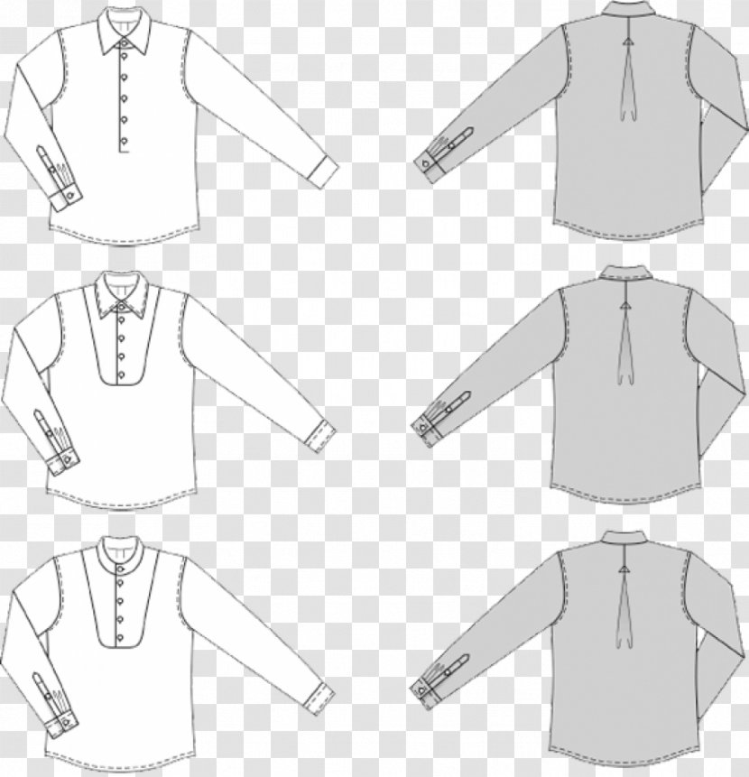 T-shirt Clothing Burda Style Pattern - Polo Shirt Transparent PNG