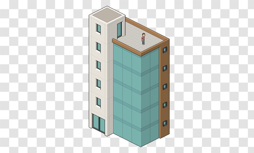 Building Isometric Graphics In Video Games And Pixel Art Drawing Projection - Facade - Office Transparent PNG