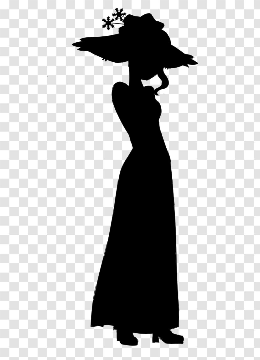 Clip Art Illustration Dress Silhouette Bird - Standing - Gown Transparent PNG