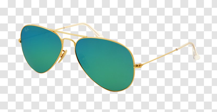Ray-Ban Aviator Classic Sunglasses Flash - Ray Ban Transparent PNG