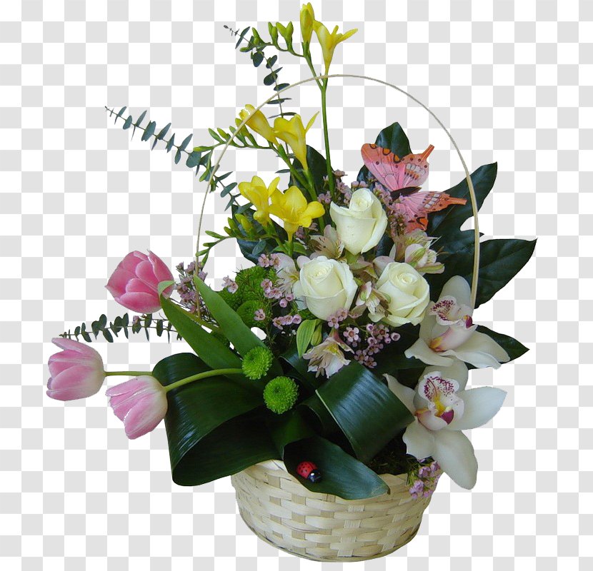 Floral Design Cut Flowers Flowerpot Flower Bouquet - Floristry Transparent PNG