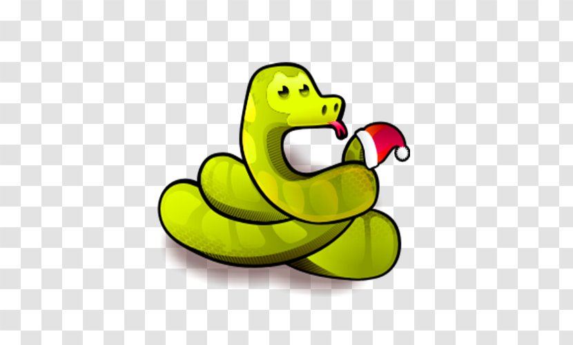 Apple Icon Image Format - Organism - Stay Christmas Hat Snake Transparent PNG