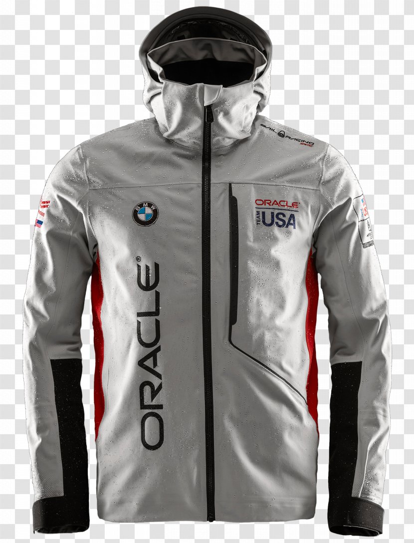 Oracle Team USA 2017 America's Cup Hoodie Jacket Sail Racing Transparent PNG