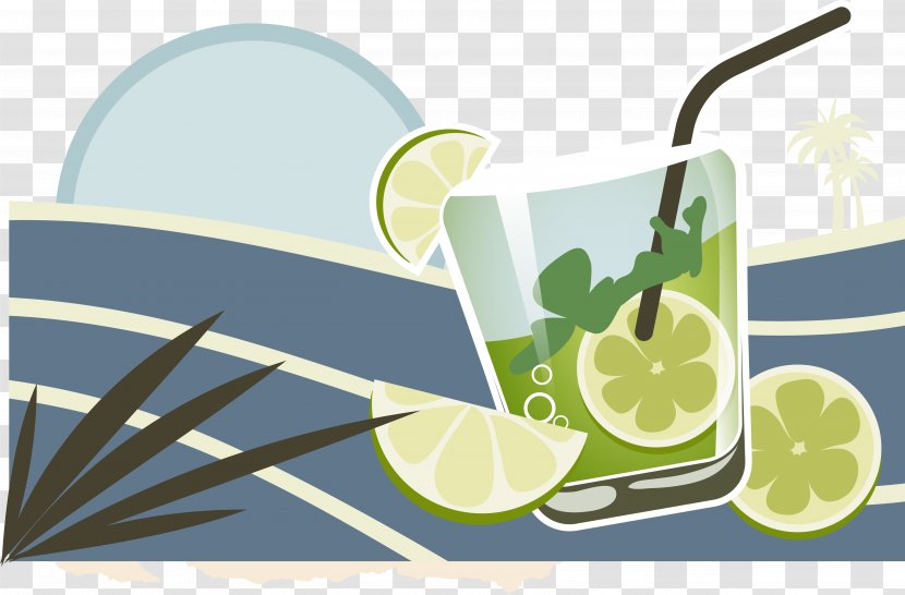 Caipirinha Lime Lemon - Vector Tea Transparent PNG