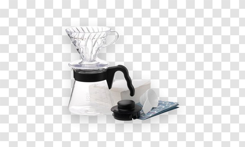 Brewed Coffee Hario V60 Ceramic Dripper 01 Coffeemaker Kettle Transparent PNG