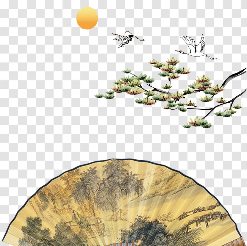 Chinese Cuisine - Flora - China Creative Wind Transparent PNG
