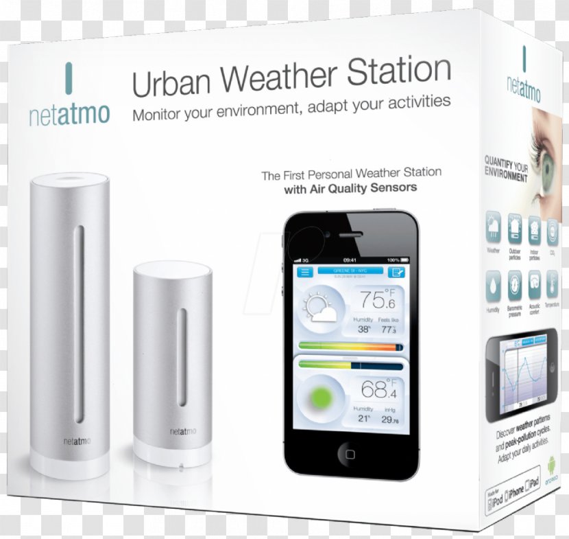 Netatmo Weather Station Rain Gauges Climate Transparent PNG