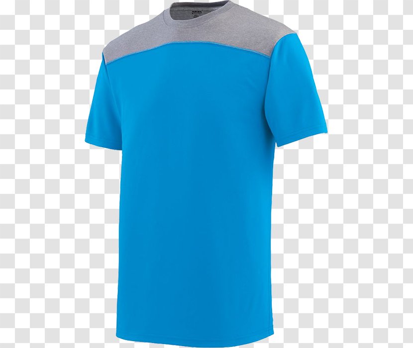 T-shirt Jersey Sleeve Blue - Tennis Polo Transparent PNG