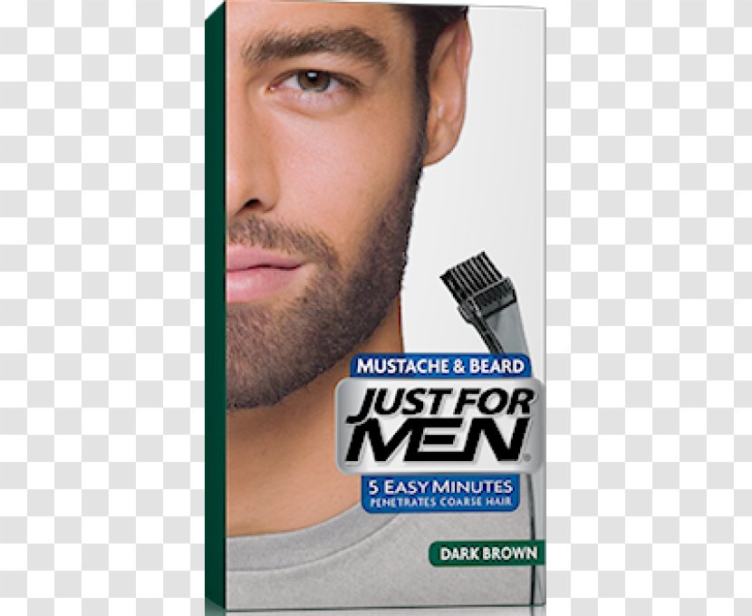 Just For Men Hair Coloring Facial Beard Moustache - Brand Transparent PNG