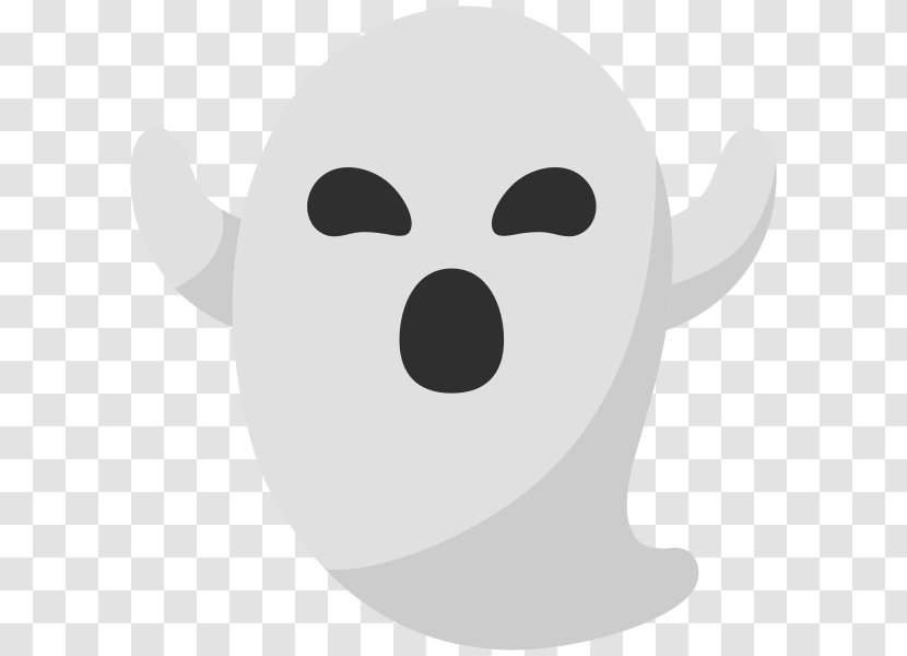 Emojipedia Ghost Noto Fonts Android Nougat - Smile Transparent PNG