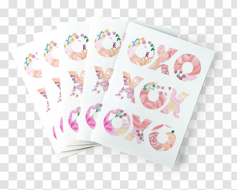 Paper Pink M Font - Presto Card Transparent PNG