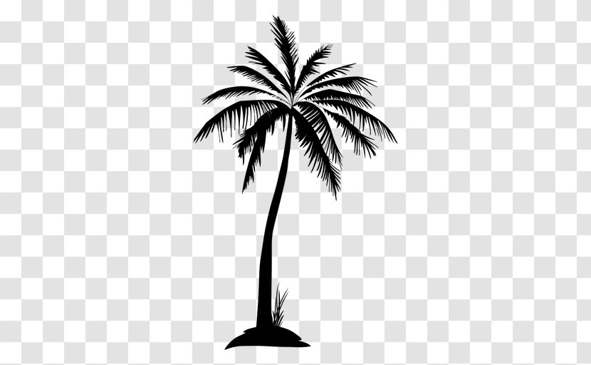 Arecaceae Tree Silhouette Clip Art - Washingtonia - Date Palm Transparent PNG