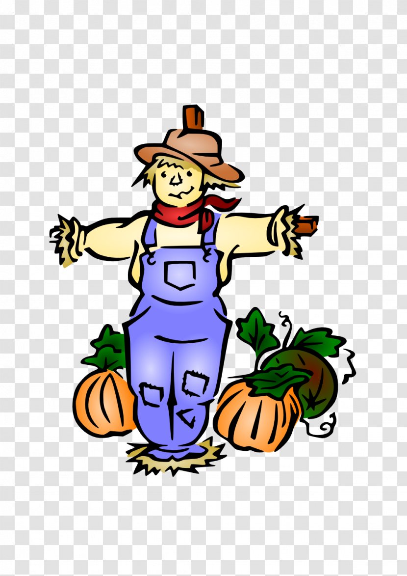 Autumn Scarecrow Clip Art - Watercolor - Wizard Of Oz Transparent PNG