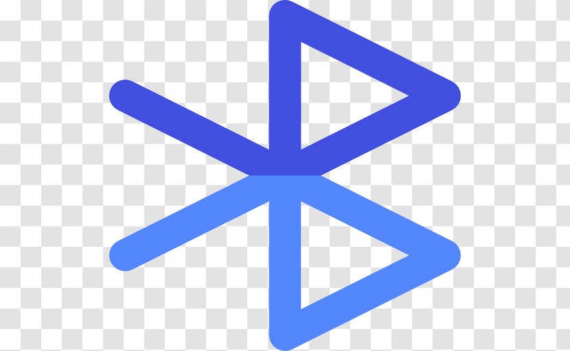 Bluetooth Symbol - Triangle - Information Transparent PNG