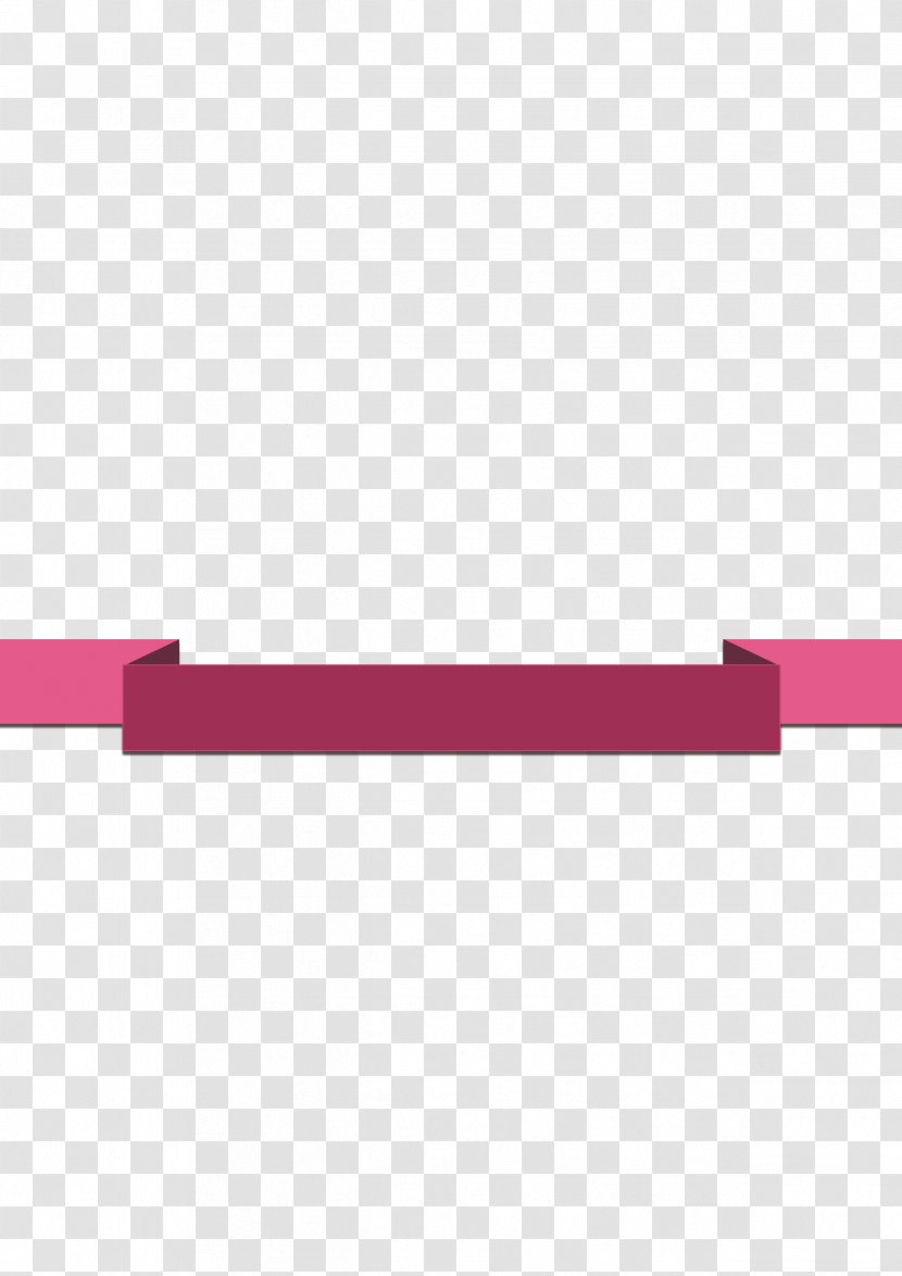 Clip Art - Magenta - Purple Ribbon Transparent PNG