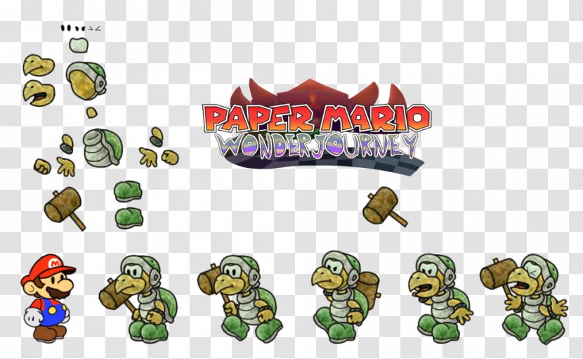 Hammer Bro Paper Mario: Sticker Star Luigi Video Games - Rock Group Transparent PNG