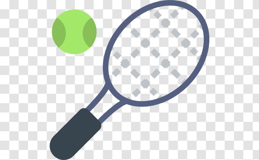 Tennis Racket Ball Sport Icon - A Transparent PNG