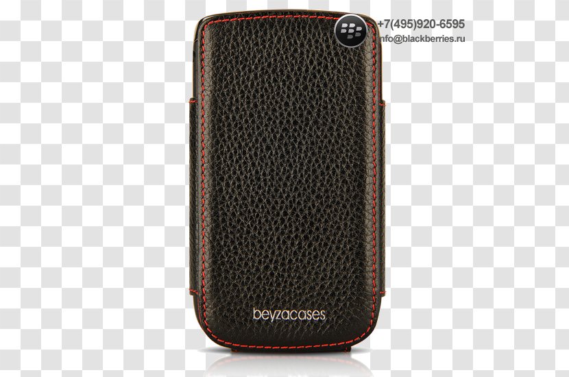 Leather Wallet - Iphone - BlackBerry Torch 9800 Transparent PNG