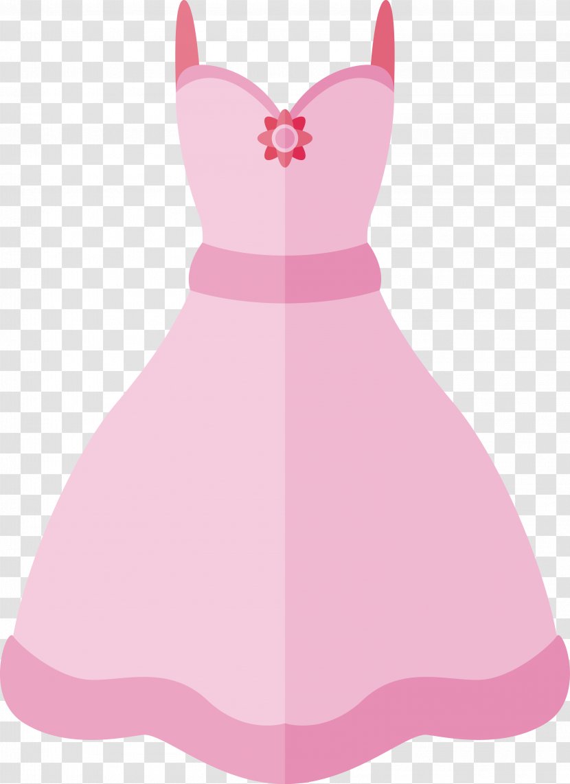 Dress Pink Skirt - Fictional Character Transparent PNG