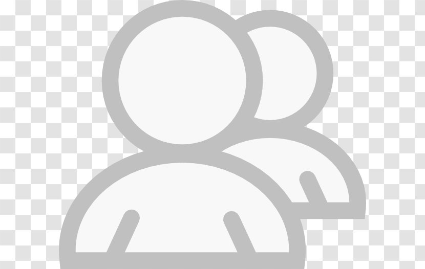 Clip Art - Monochrome - People Icon Transparent PNG