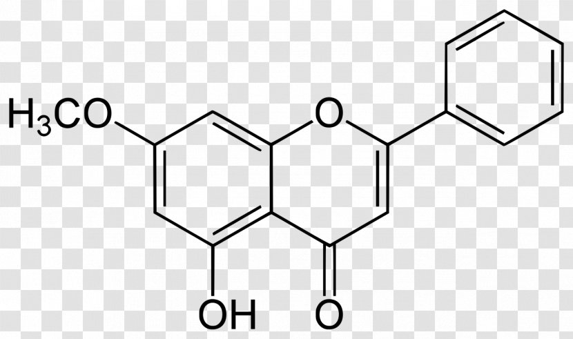 Glycoside Flavonoid Glucoside Techtochrysin Baicalein - Silhouette - Achillea Millefolium Transparent PNG