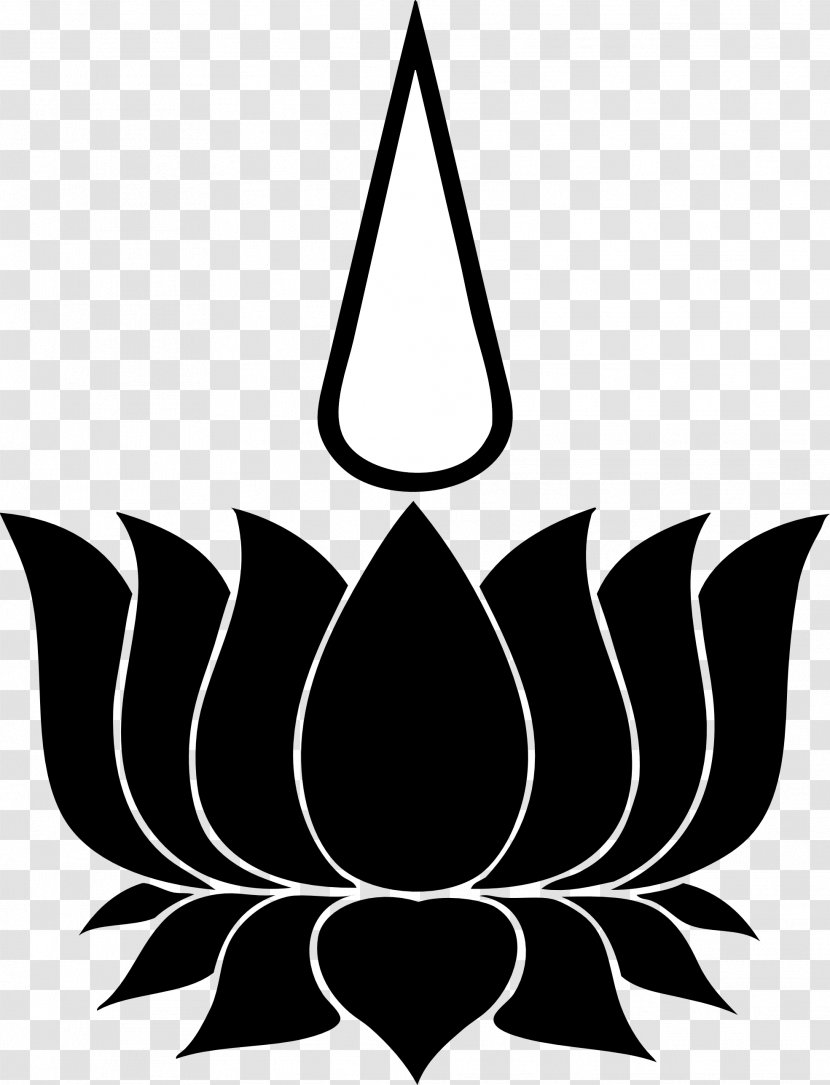 Ayyavazhi Symbolism Thirunamam Religious Symbol - Line Art - Lotus Blossom Cliparts Transparent PNG