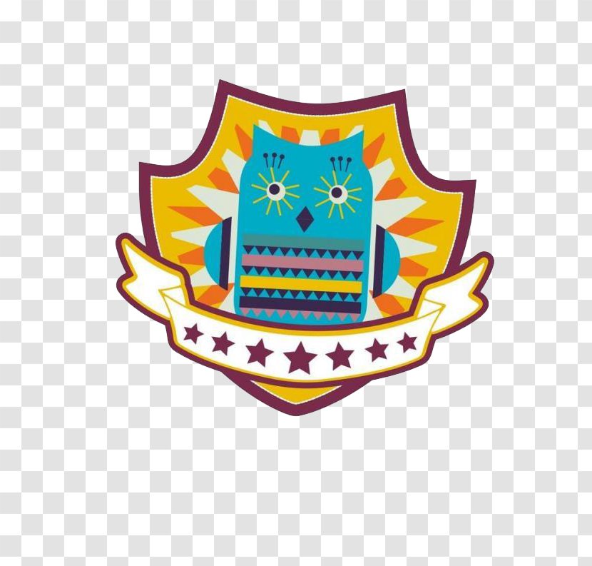 Logo Badge - Designer - Color Cute Owl Element Transparent PNG