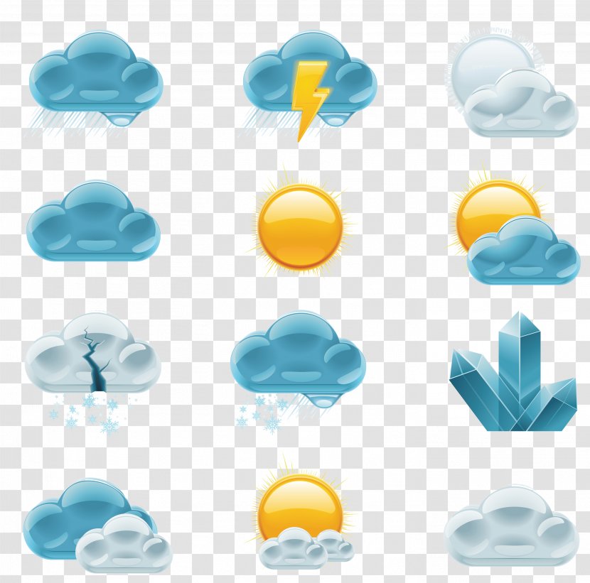 Weather Forecasting Icon - Flower - Fine Transparent PNG