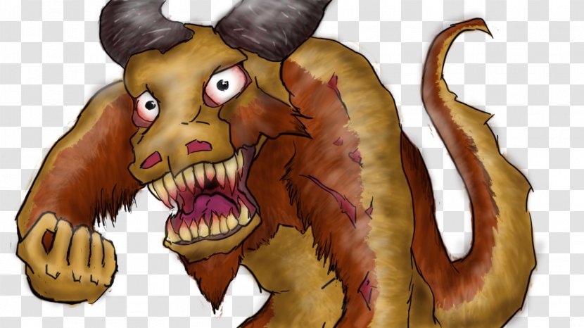 Carnivora Jaw Cartoon Demon - Horn - Drawing Transparent PNG