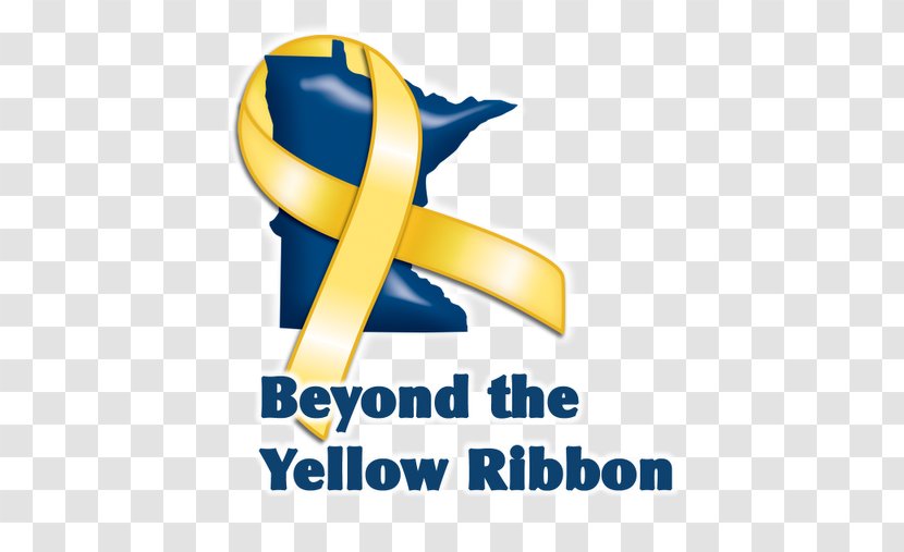 Golden Valley Yellow Ribbon Logo Transparent PNG