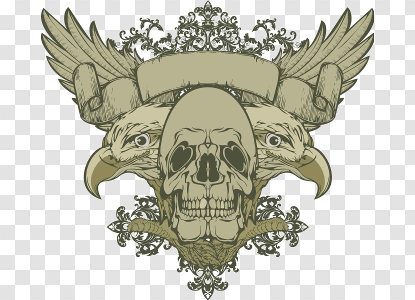 Vector Graphics Drawing Image Clip Art Illustration - Fauna - Skull Transparent PNG
