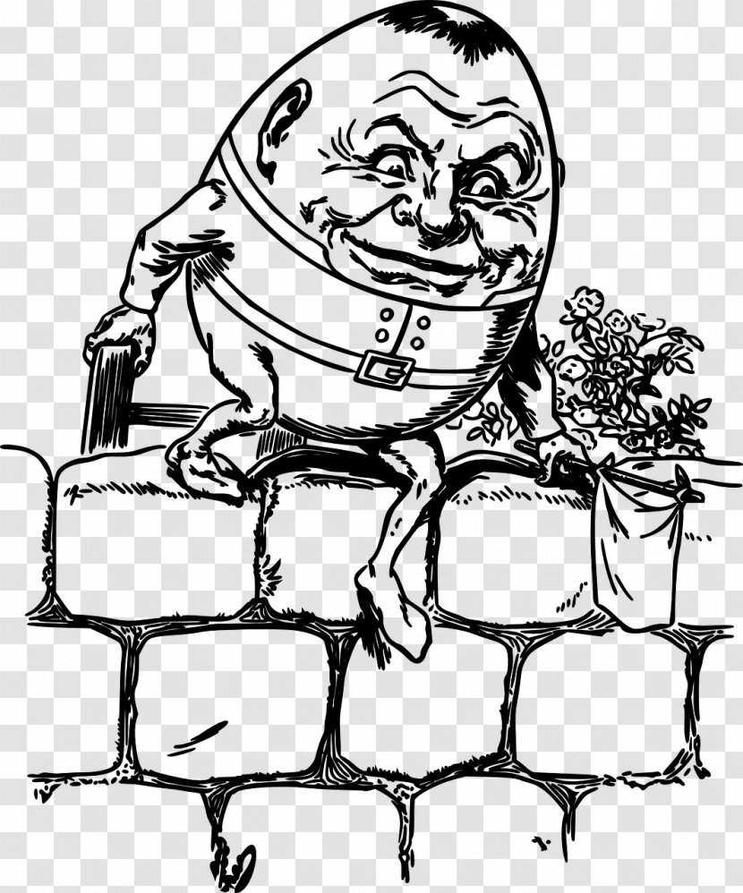 Humpty Dumpty Clip Art Illustration Vector Graphics Drawing - Painting - Mother Goose Transparent PNG