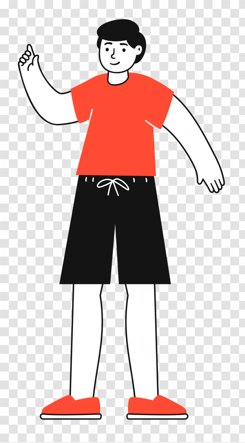 Boy Standing Transparent PNG