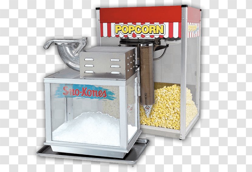 Cotton Candy Snow Cone Popcorn Makers Machine - Flavor Transparent PNG