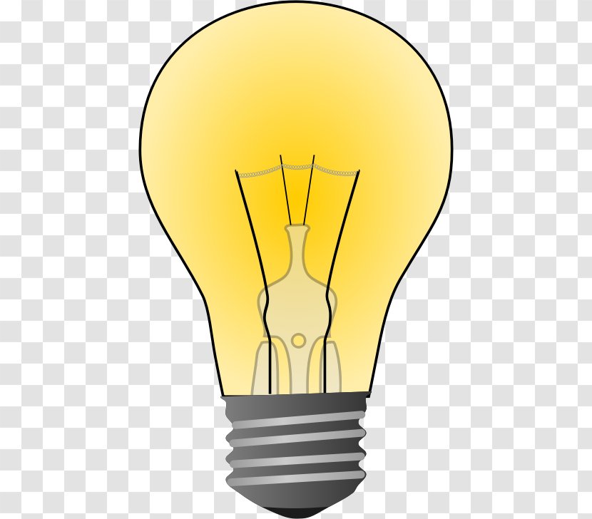 Incandescent Light Bulb Clip Art - Document - Electric Lamp Cliparts Transparent PNG