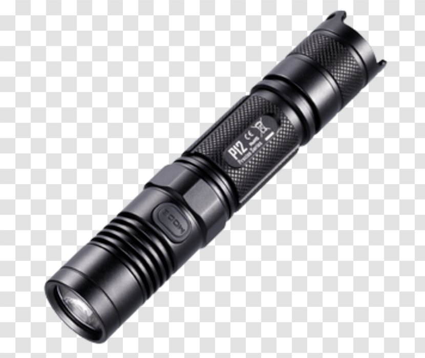 Flashlight Nitecore P12 Lumen Tactical Light Transparent PNG