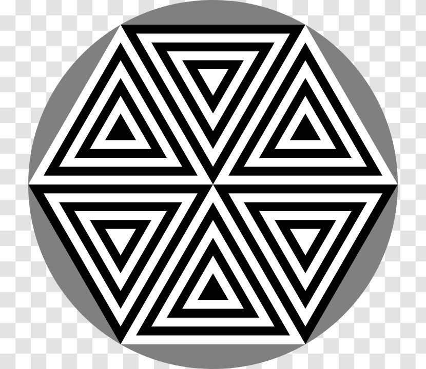 Sacred Geometry Hexagon - Color - Logo Transparent PNG