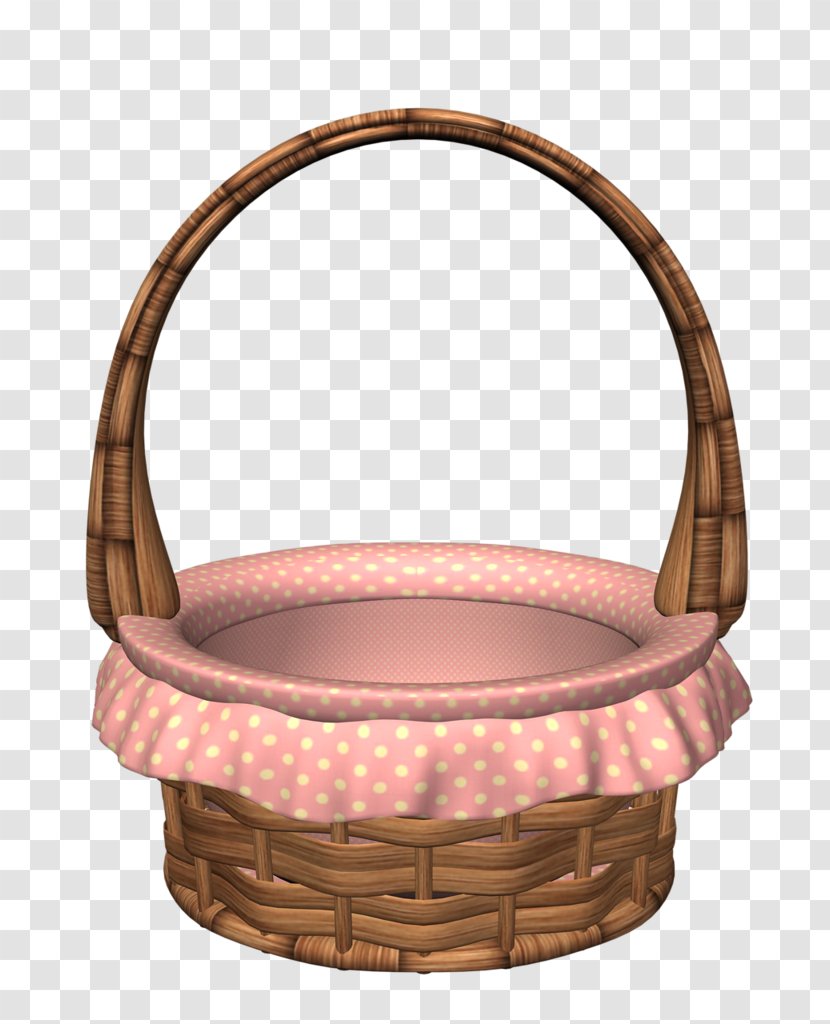 Easter Bunny Background - Basket - Picnic Home Accessories Transparent PNG