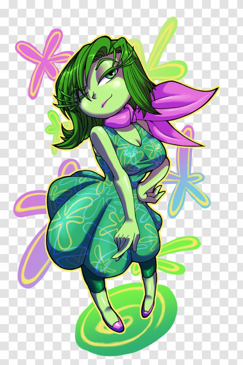 DeviantArt Drawing Fan Art - Inside Out - Disgust Transparent PNG