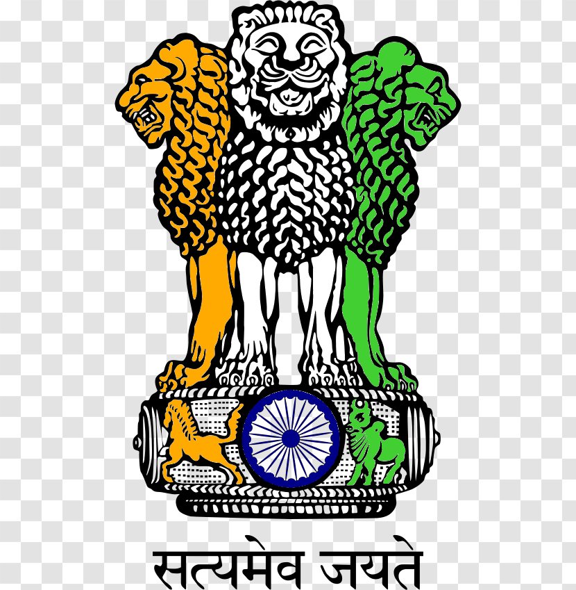 Sarnath Lion Capital Of Ashoka Pillars Varanasi State Emblem India - National Symbol - Indian Flag Transparent PNG