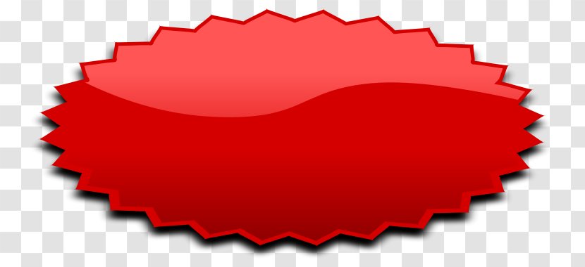 Speech Balloon Clip Art - Royaltyfree - Red Transparent PNG